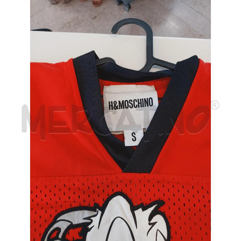 MAGLIA UOMO H6M MOSCHINO ROSSA PAPERINO STRASS | Mercatino dell'Usato Roma rebibbia 2