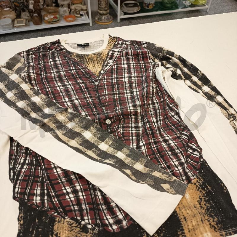 MAGLIA UOMO JUST CAVALLI MANICA LUNGA DISEGNO GILET | Mercatino dell'Usato Roma rebibbia 2