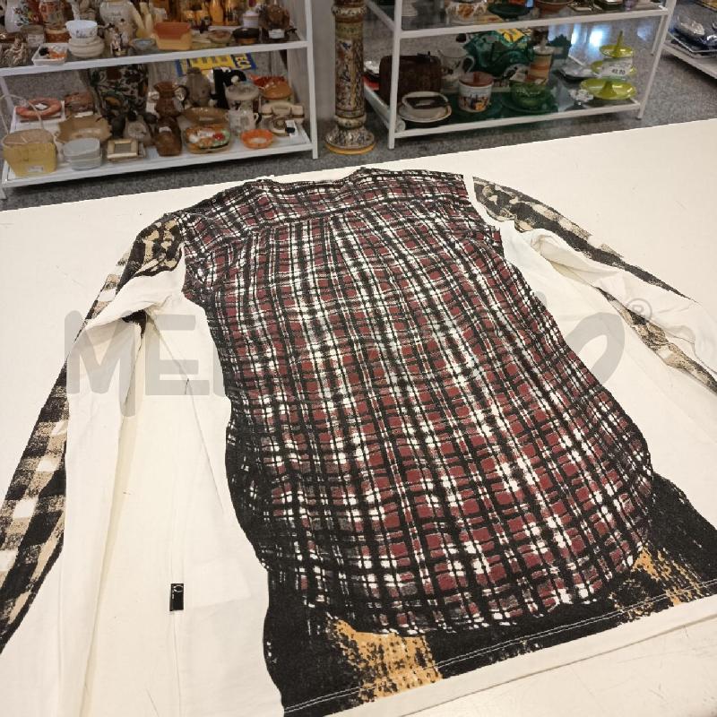 MAGLIA UOMO JUST CAVALLI MANICA LUNGA DISEGNO GILET | Mercatino dell'Usato Roma rebibbia 4