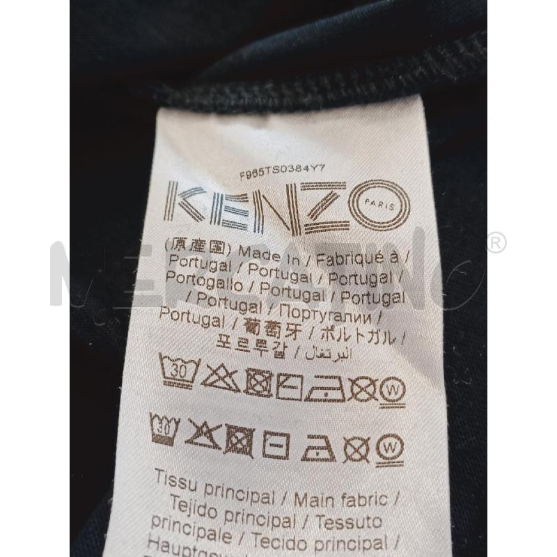 MAGLIA UOMO KENZO NERA CENTRALIO OCCHIO KENZO PARIS | Mercatino dell'Usato Roma rebibbia 3