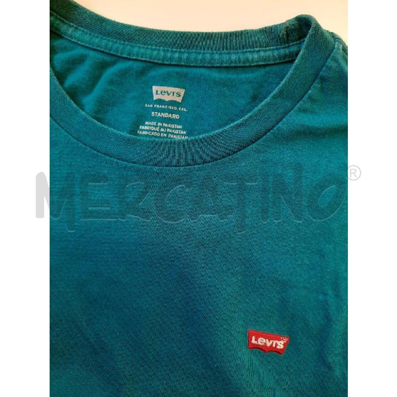 MAGLIA UOMO LEVIS PETROLIO  | Mercatino dell'Usato Roma rebibbia 2