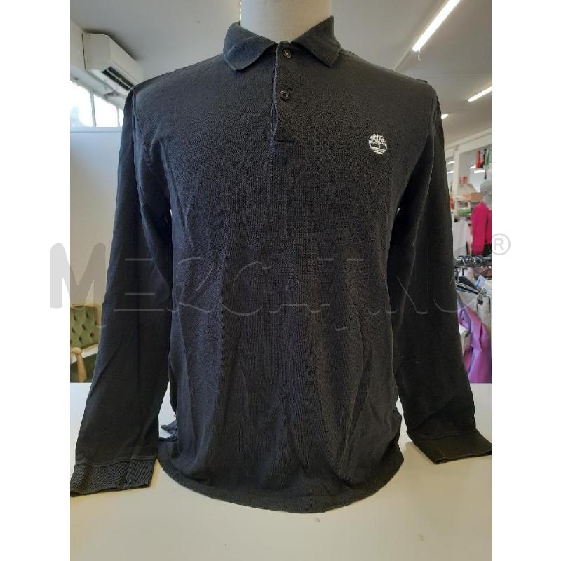 MAGLIA UOMO TIMBERLAND NERA LOGO BIANCO | Mercatino dell'Usato Roma rebibbia 1