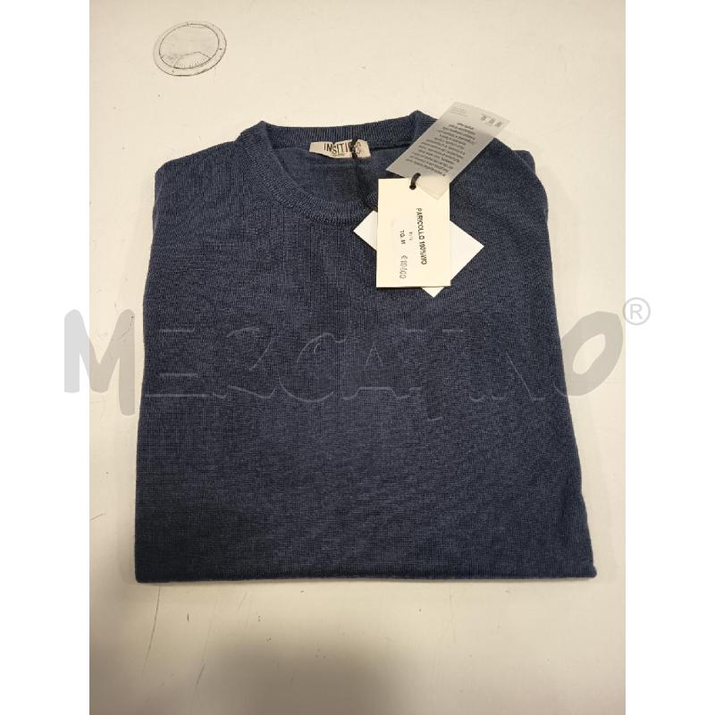 MAGLIONE INSITIO STUDIO TGM BLU 100%LANA MERINOS | Mercatino dell'Usato Roma rebibbia 1
