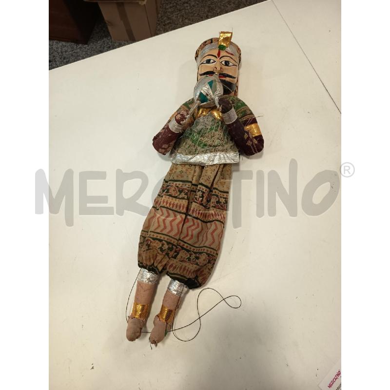 MARIONETTA INDIANA STOFFA LEGNO | Mercatino dell'Usato Roma rebibbia 1