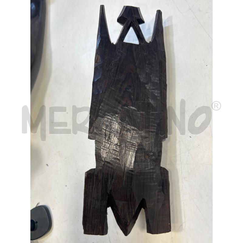 MASCHERA ETNICA LEGNO PUNTE  | Mercatino dell'Usato Roma rebibbia 2