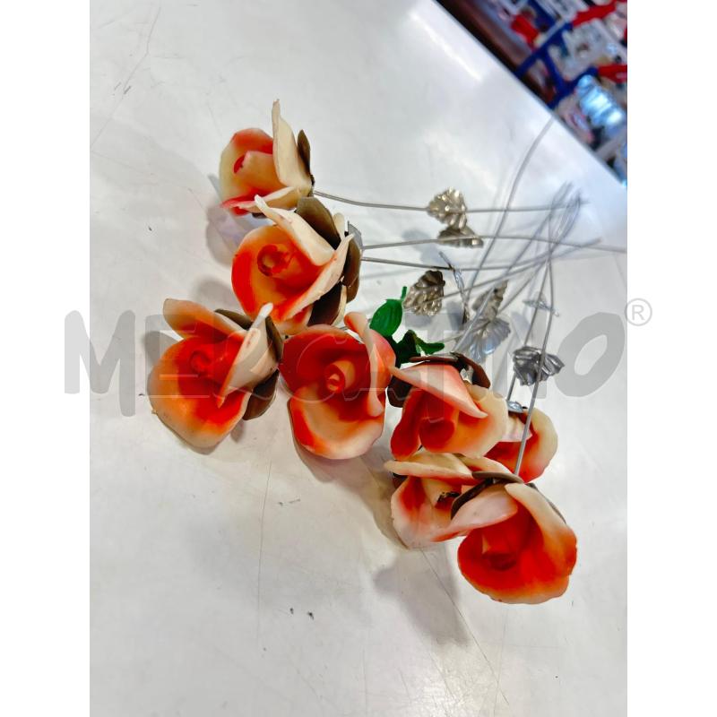 MAZZO ROSE CERAM STELO CROMO | Mercatino dell'Usato Roma rebibbia 2
