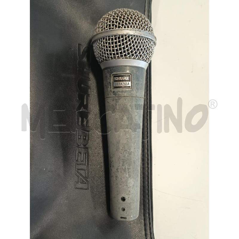 MICROFONO SHURE BETA 58A | Mercatino dell'Usato Roma rebibbia 2
