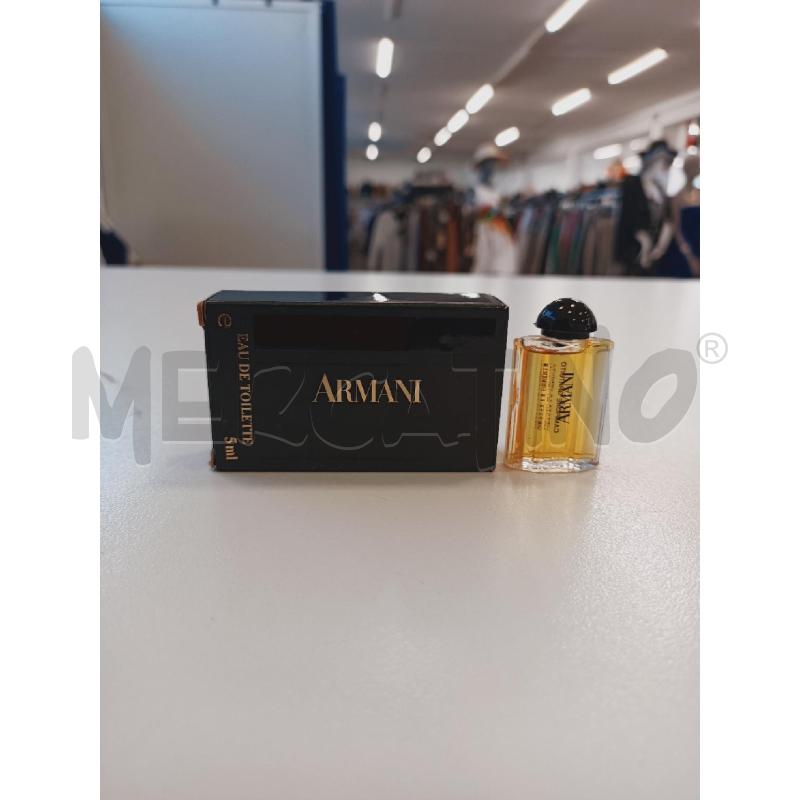 MINIATURA ARMANI EAU DE TOILETTE | Mercatino dell'Usato Roma rebibbia 1
