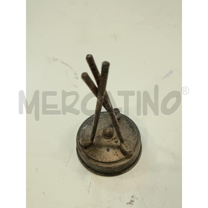 MINIATURA DA SCRIVANIA 3 MAZZE GOLF CROMO | Mercatino dell'Usato Roma rebibbia 2
