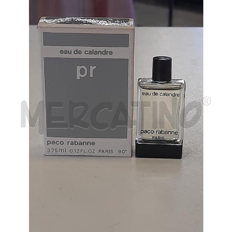 MINIATURA PACO RABANNE EAU DE CALANDRE | Mercatino dell'Usato Roma rebibbia 1