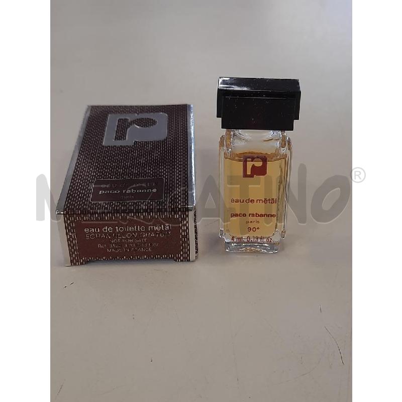 MINIATURA PACO RABANNE EAU DE METAL | Mercatino dell'Usato Roma rebibbia 2