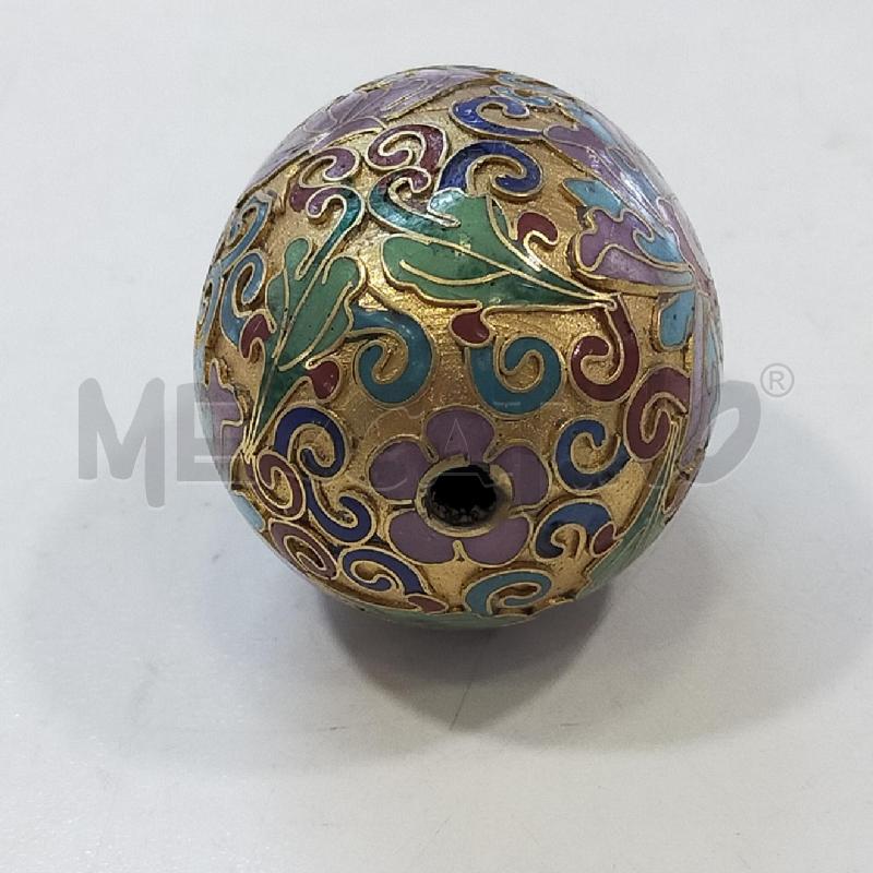MINIATURA UOVO CLOISONNE COLORATO | Mercatino dell'Usato Roma rebibbia 2