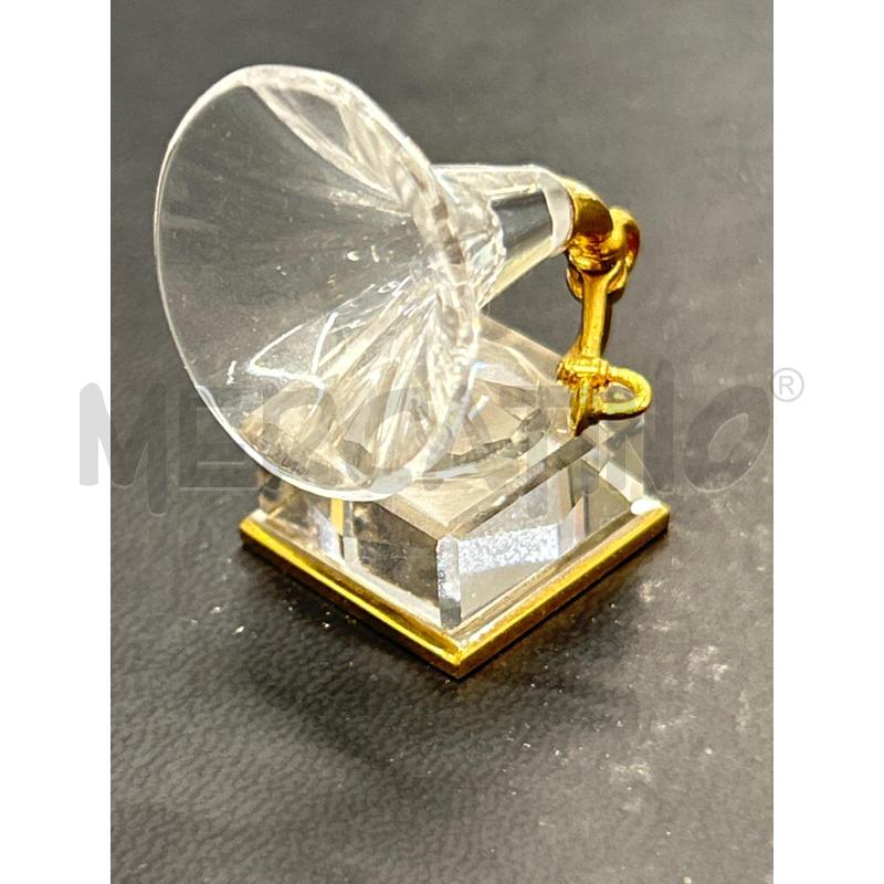 MINIATURA  SWAROVSKI  GRAMMOFONO | Mercatino dell'Usato Roma rebibbia 1