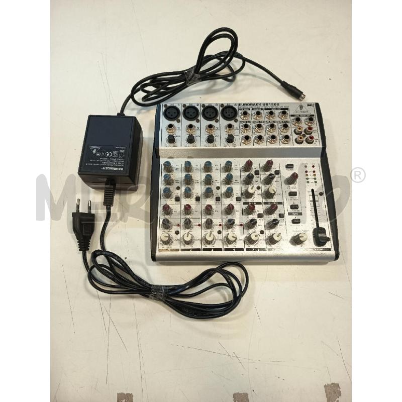 MIXER BERRINGER EURORACK UB1202+ACC | Mercatino dell'Usato Roma rebibbia 1