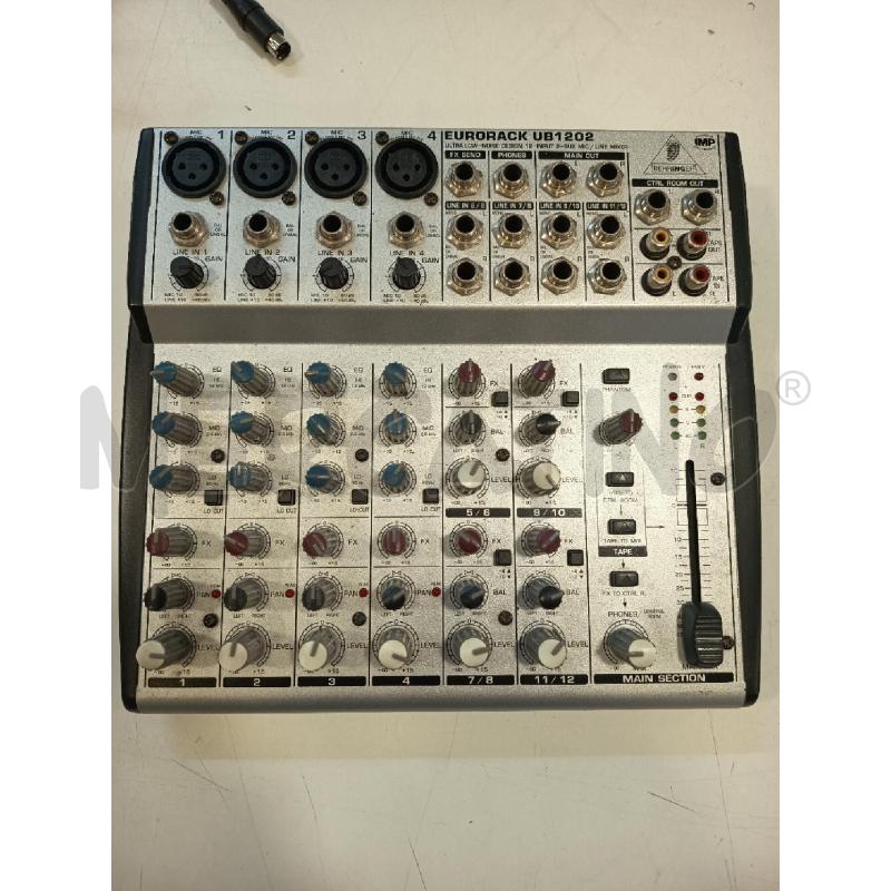 MIXER BERRINGER EURORACK UB1202+ACC | Mercatino dell'Usato Roma rebibbia 2