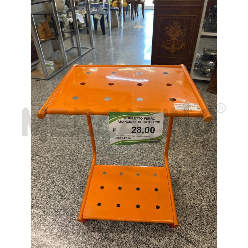 MOBILETTO FERRO ARANCIONE BUCATO 2RIP | Mercatino dell'Usato Roma rebibbia 1