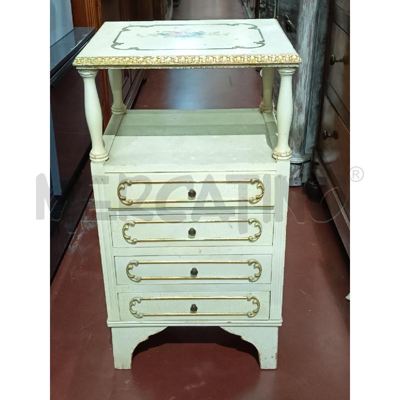MOBILETTO STILE VENEZIANO 4 CASS.1 RIPIANO | Mercatino dell'Usato Roma rebibbia 1