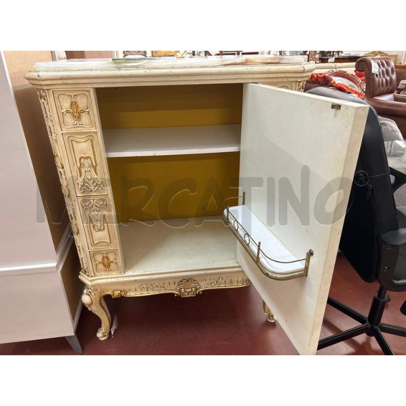 MOBILE BAR STILE VENEZIANO 1A PIANO MARMO | Mercatino dell'Usato Roma rebibbia 3