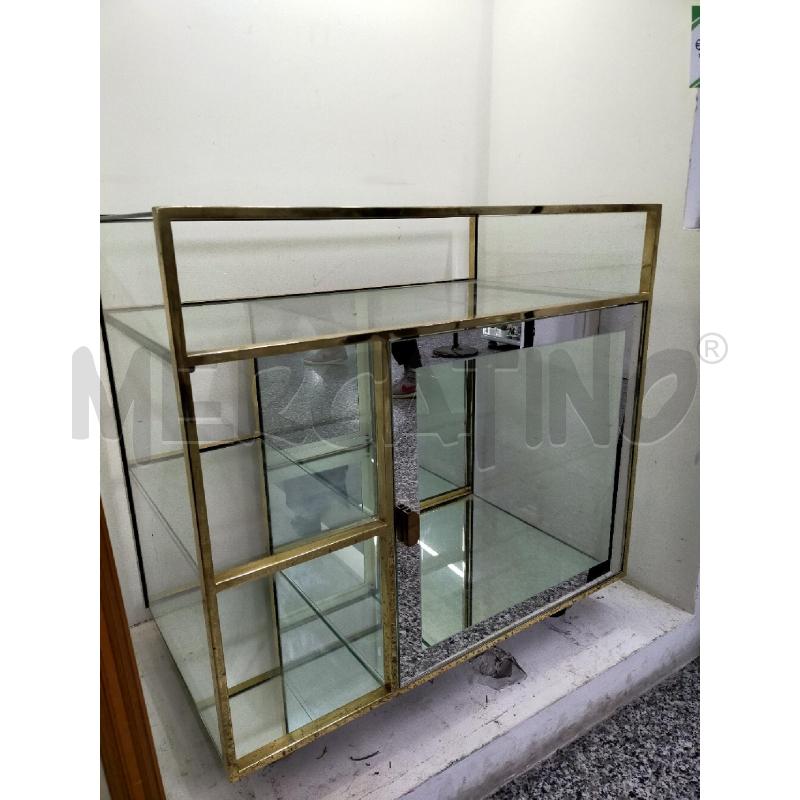 MOBILE BAR VETRO OTTONE | Mercatino dell'Usato Roma rebibbia 4