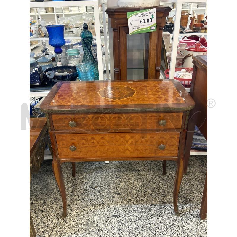 MOBILE LEGNO INTARSI 2C | Mercatino dell'Usato Roma rebibbia 1