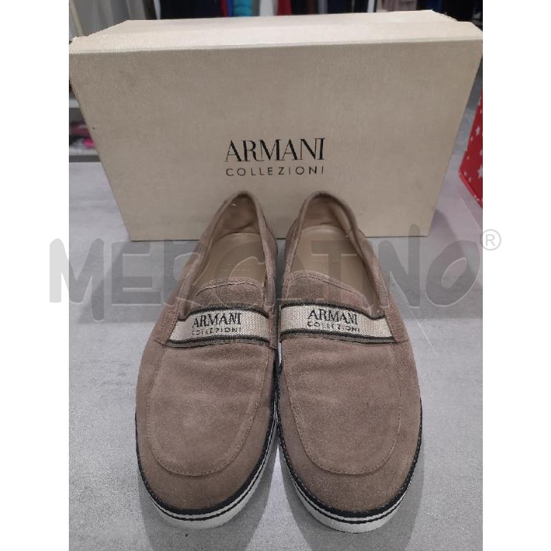 MOCASSINI ARMANI COLLEZIONI MOD.XAU178 FANGO/GOMMA TG42 DA RIV  | Mercatino dell'Usato Roma rebibbia 1