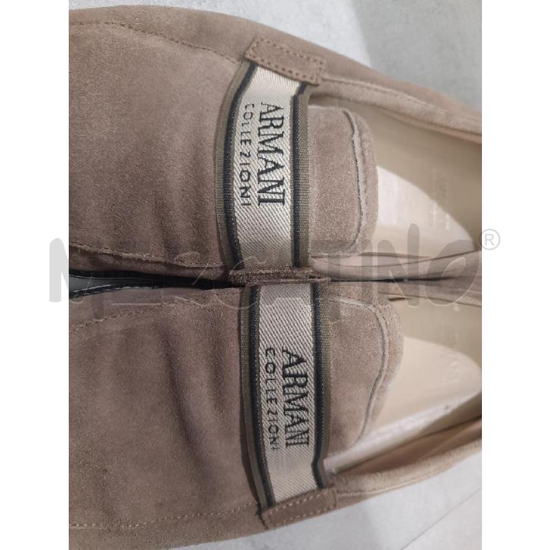 MOCASSINI ARMANI COLLEZIONI MOD.XAU178 FANGO/GOMMA TG42 DA RIV  | Mercatino dell'Usato Roma rebibbia 4
