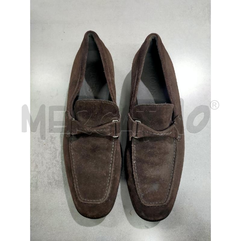 MOCASSINI  UOMO VELLUTATE MARRONE TOD'S  | Mercatino dell'Usato Roma rebibbia 1