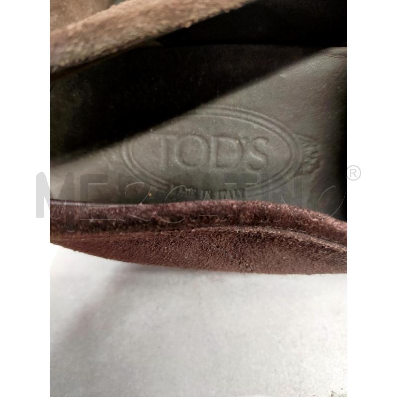 MOCASSINI  UOMO VELLUTATE MARRONE TOD'S  | Mercatino dell'Usato Roma rebibbia 2