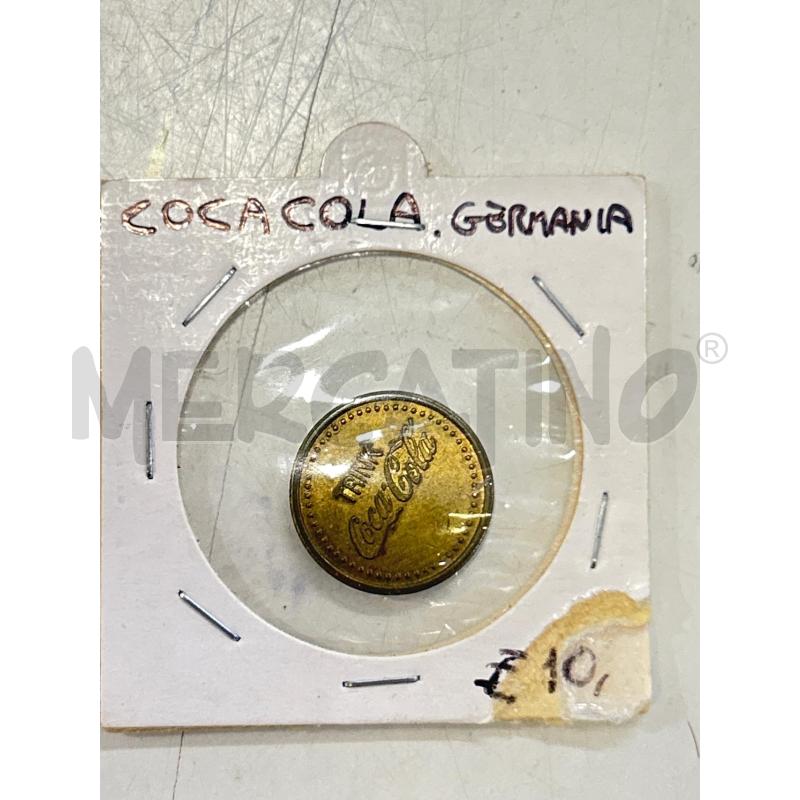 MONETA THINK COCA COLA GERMANY | Mercatino dell'Usato Roma rebibbia 1
