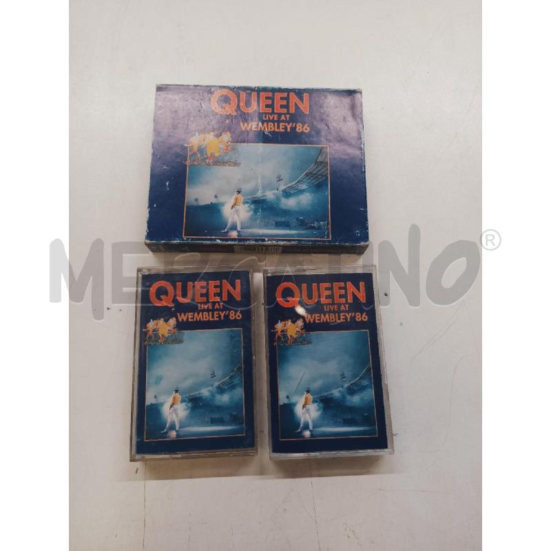 MUSICASSETTA QUEEN LIVE WEMBLEY 86 DOPPIA | Mercatino dell'Usato Roma rebibbia 1