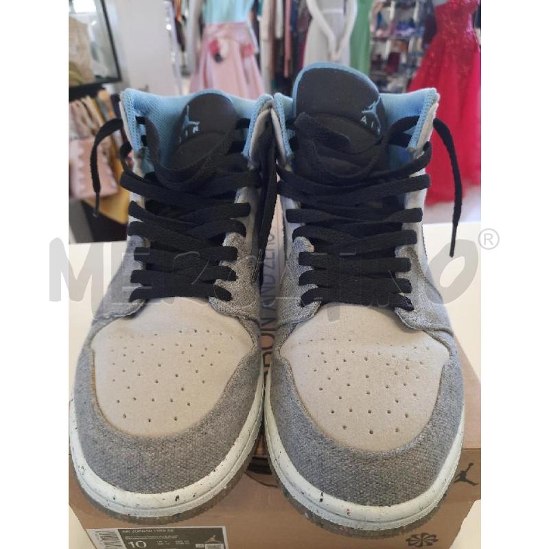 NIKE JORDAN 1MID SE35-29 GRIGIO/CELESTE | Mercatino dell'Usato Roma rebibbia 2
