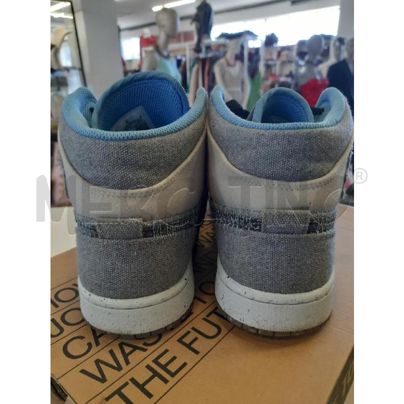 NIKE JORDAN 1MID SE35-29 GRIGIO/CELESTE | Mercatino dell'Usato Roma rebibbia 5