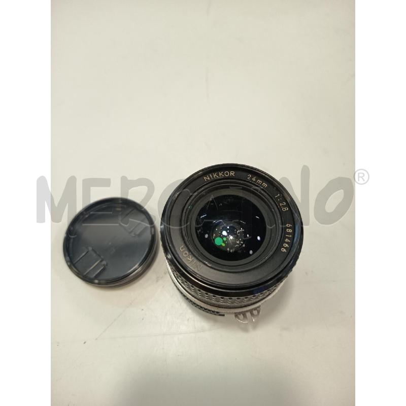 OBIETTIVO FOTOGRAFICO NIKON NIKKOR 24MM 1:2.8 | Mercatino dell'Usato Roma rebibbia 1