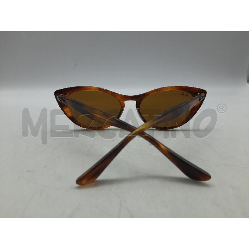 OCCHIALI DONNA RAYBAN MARRONI PUNTA | Mercatino dell'Usato Roma rebibbia 2