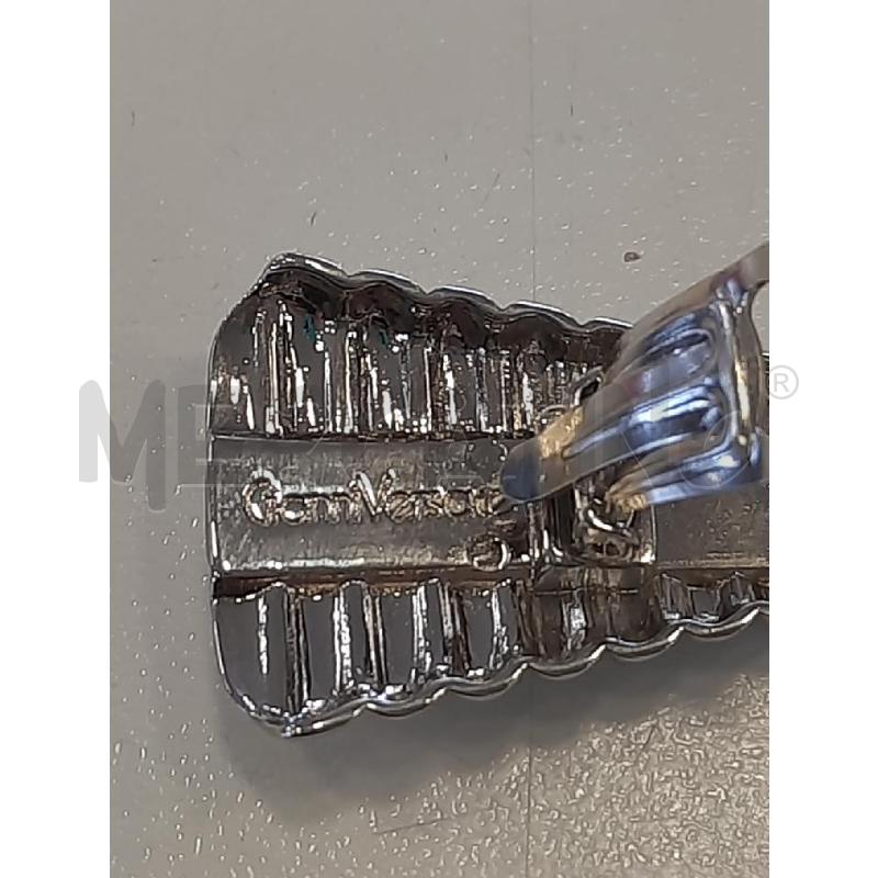 ORECCHINI CLIPS GIANNI VERSACE CROMO STRASS | Mercatino dell'Usato Roma rebibbia 2