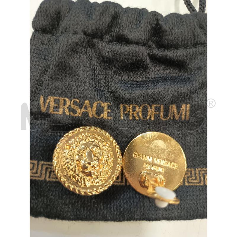 ORECCHINI CLIP GIANNI VERSACE PROFUMI DORATI LEONE | Mercatino dell'Usato Roma rebibbia 3