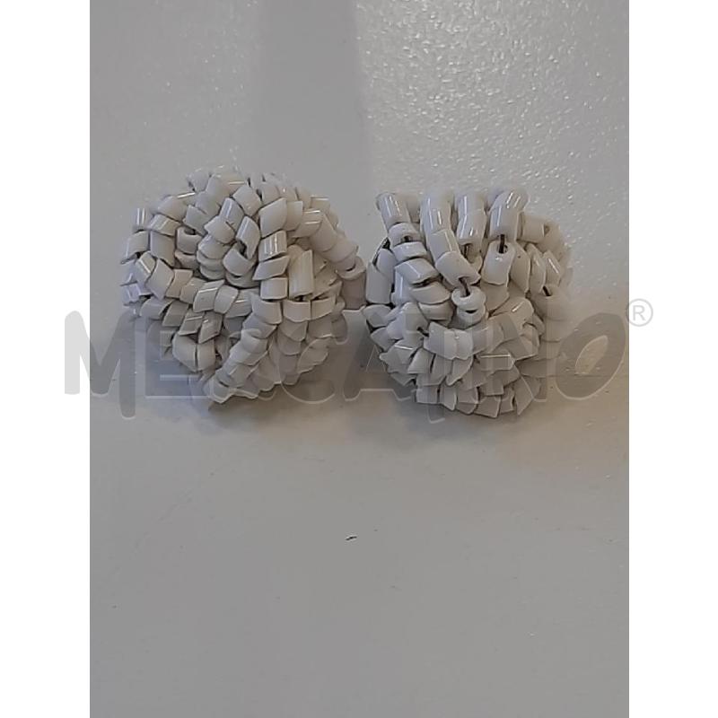 ORECCHINI MICRO PERLINE BIANCHI | Mercatino dell'Usato Roma rebibbia 3
