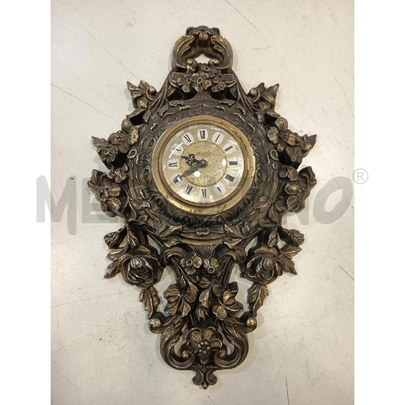 OROLOGIO DA MURO OTTONE LAVORATO DA RIV | Mercatino dell'Usato Roma rebibbia 1