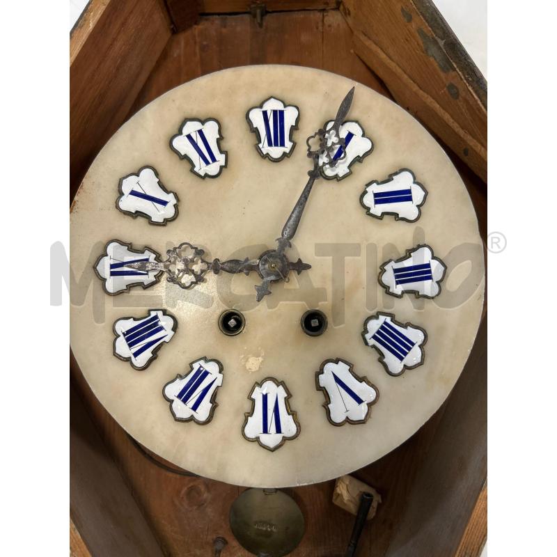 OROLOGIO DA PARETE FRANCESE XIX SEC INTARSI MADREPERLA NAPOLEONE III | Mercatino dell'Usato Roma rebibbia 4