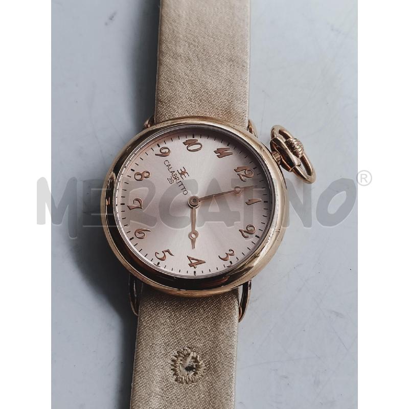 OROLOGIO DA POLSO CALABRITTO28 CINTURINO SARTORIALE  | Mercatino dell'Usato Roma rebibbia 2