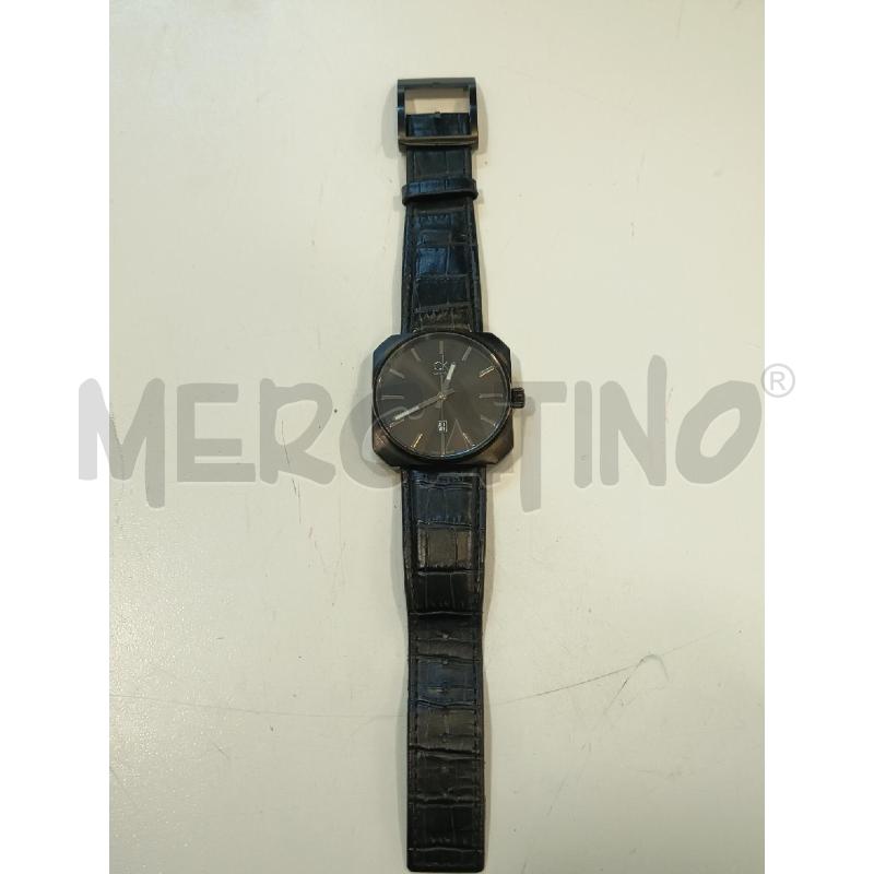 OROLOGIO DA POLSO CALVIN KLEIN NERO | Mercatino dell'Usato Roma rebibbia 1