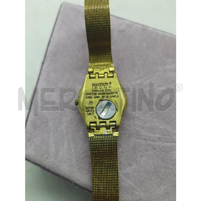 OROLOGIO DA POLSO DORATO SWATCH IRONY | Mercatino dell'Usato Roma rebibbia 3