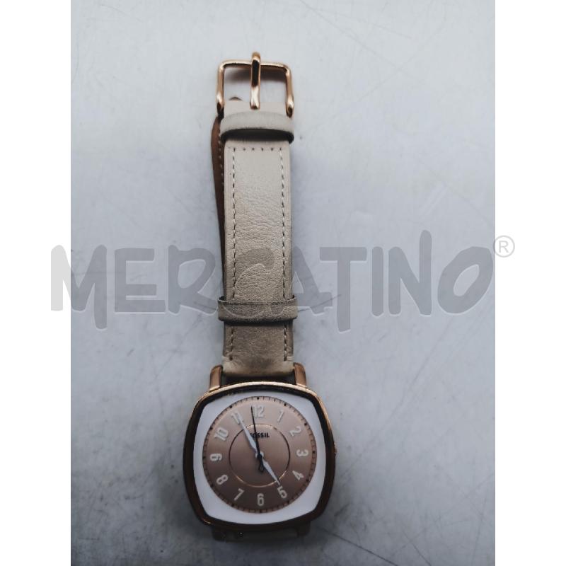 OROLOGIO DA POLSO FOSSIL QUADRANTE ROSA S/DORATO S | Mercatino dell'Usato Roma rebibbia 3
