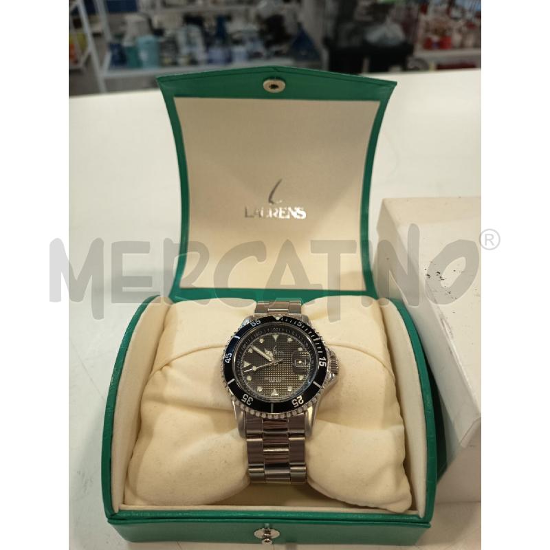 OROLOGIO DA POLSO LAURENS 100MT WATER RESISTANT FUNZIONANTE | Mercatino dell'Usato Roma rebibbia 1