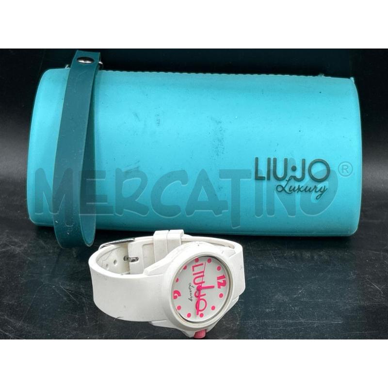 OROLOGIO DA POLSO LIU JO BIANCO FUCSIA ASTUCCIO | Mercatino dell'Usato Roma rebibbia 1