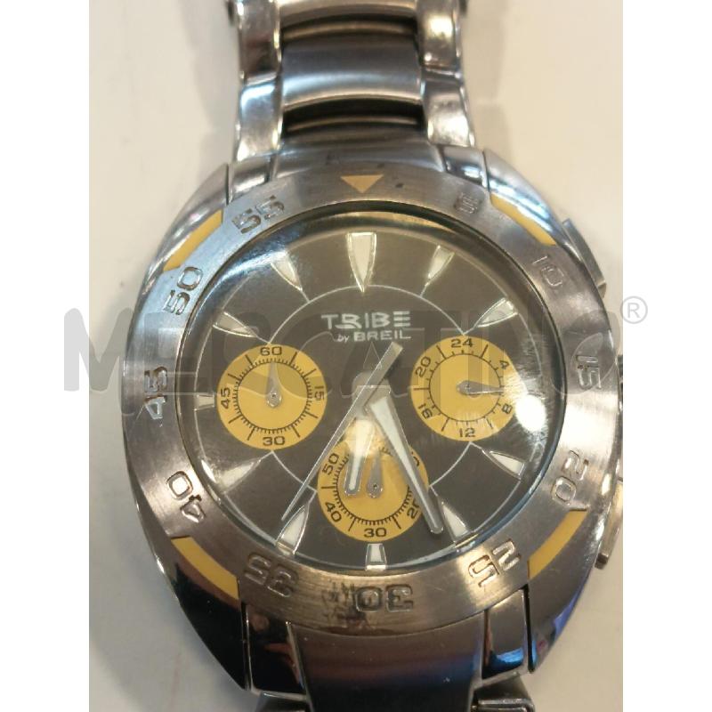 OROLOGIO DA POLSO TRIBE BY BREIL QUADRANTE GIALLO | Mercatino dell'Usato Roma rebibbia 2