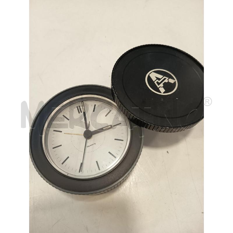 OROLOGIO DA TAVOLO MET TONDO NERO | Mercatino dell'Usato Roma rebibbia 1