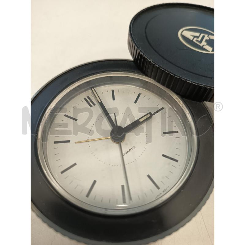 OROLOGIO DA TAVOLO MET TONDO NERO | Mercatino dell'Usato Roma rebibbia 2