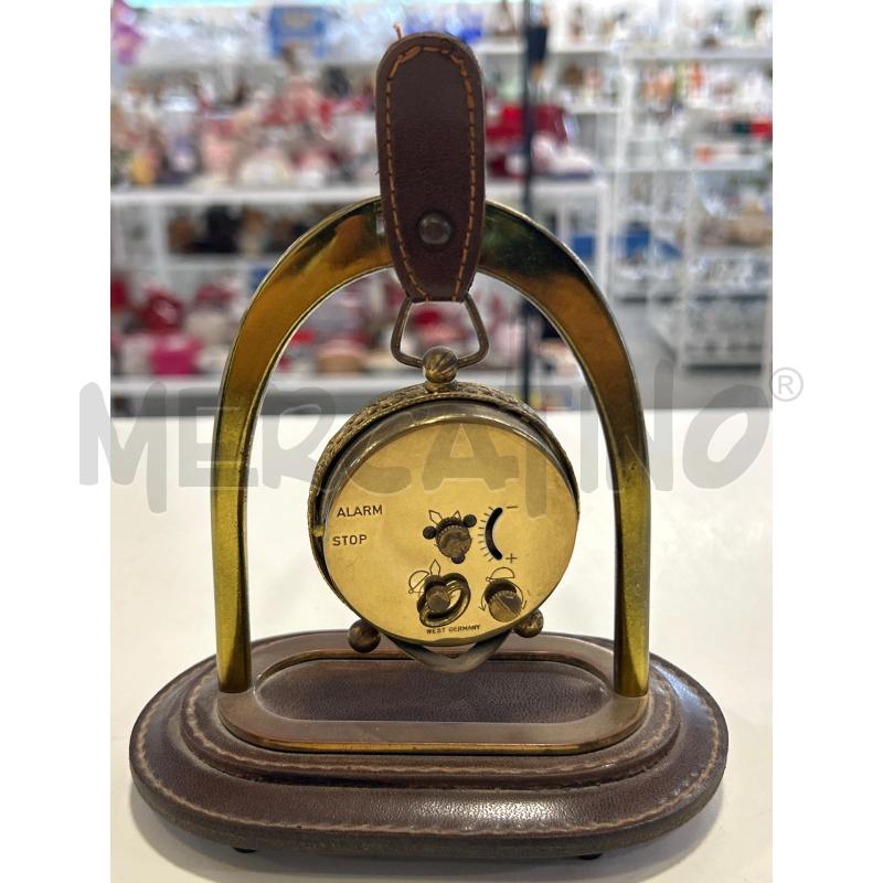 OROLOGIO DA TAVOLO STAFFA CAVALLO PELLE | Mercatino dell'Usato Roma rebibbia 2