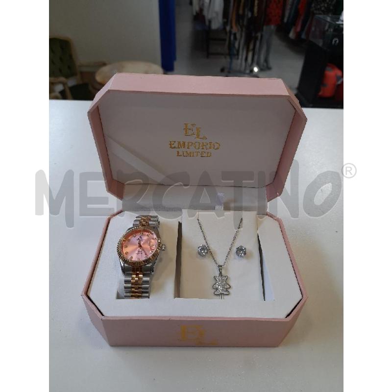 OROLOGIO + PARURE EMPORIO LIMITED QUARZO | Mercatino dell'Usato Roma rebibbia 1